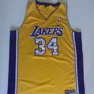 NWOT Nike LA Lakers Shaquille O’Neal Jersey